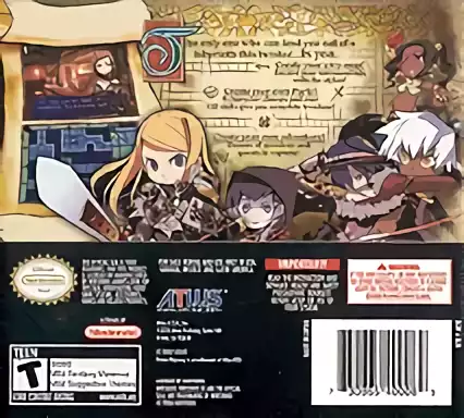 Image n° 2 - boxback : Etrian Odyssey